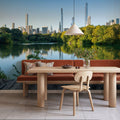 The Lake At Sunrise Mural Wallpaper - room preview 05