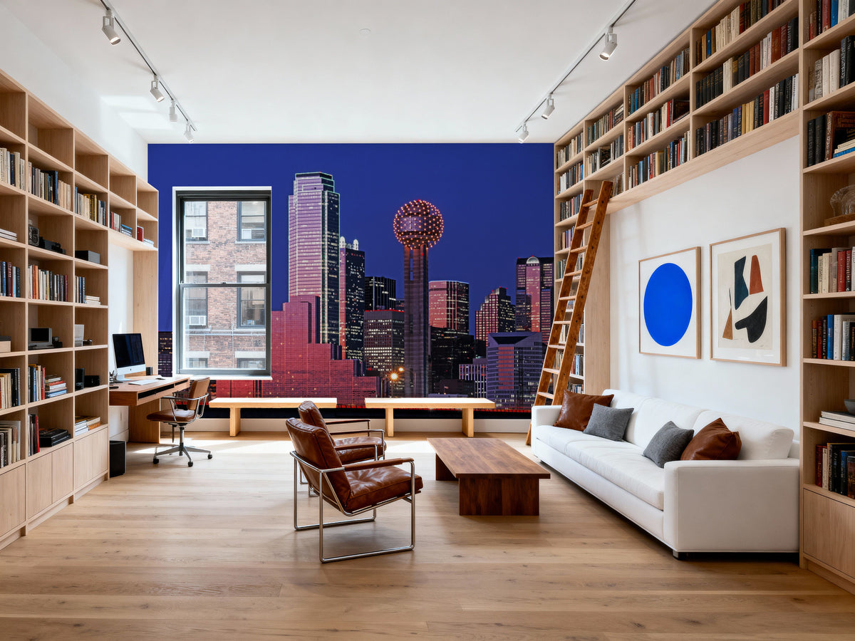 Radiant Skyline Gleam Mural Wallpaper - room preview 05