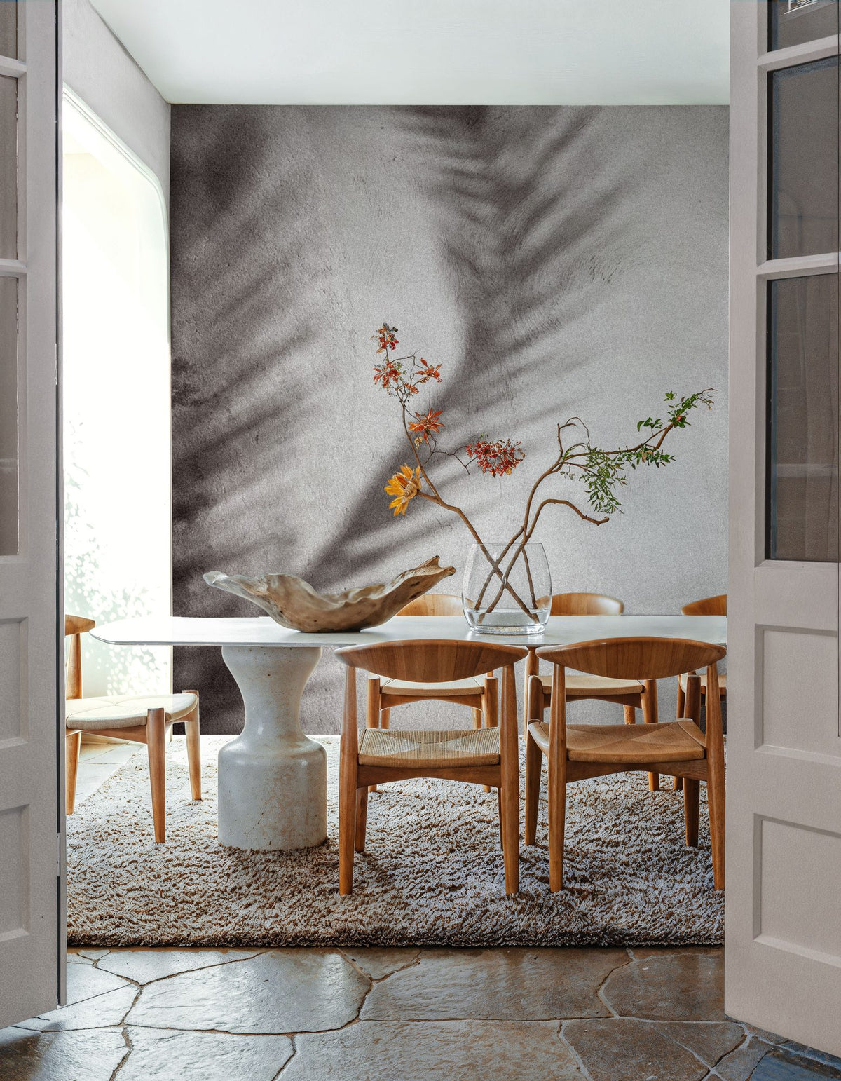 Palm Shadow Afternoon I Mural Wallpaper - room preview 05