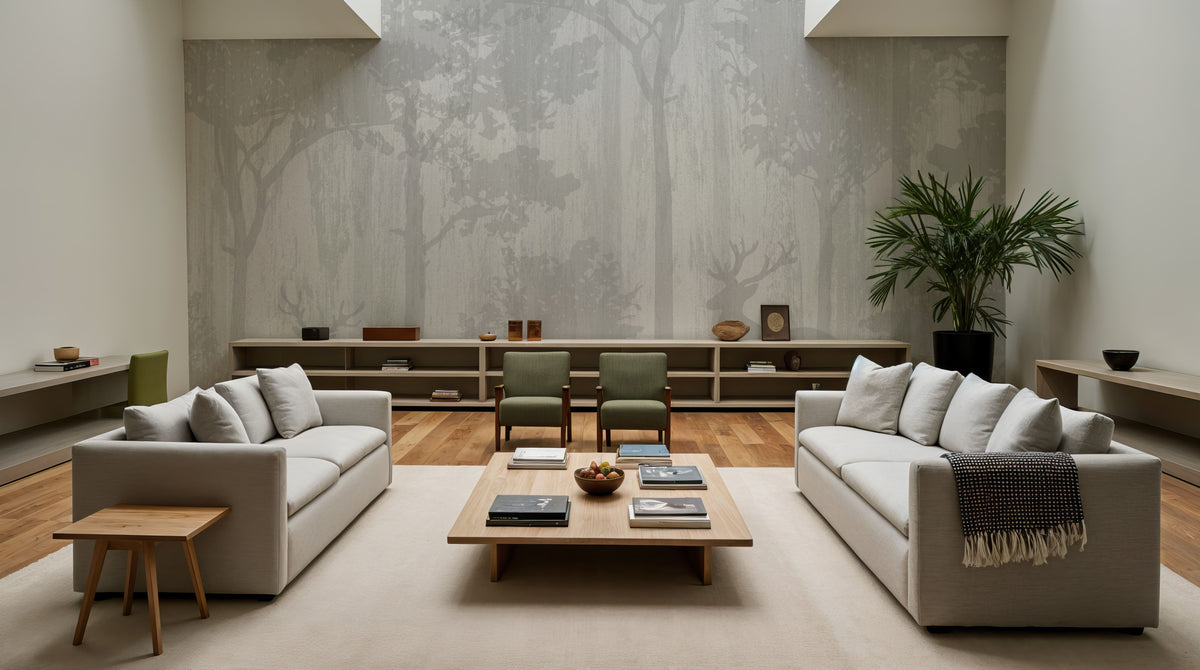 Dirty Deer Mural Wallpaper - room preview 05