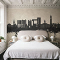Ithaca New York Skyline Concrete Mural Wallpaper - room preview 05