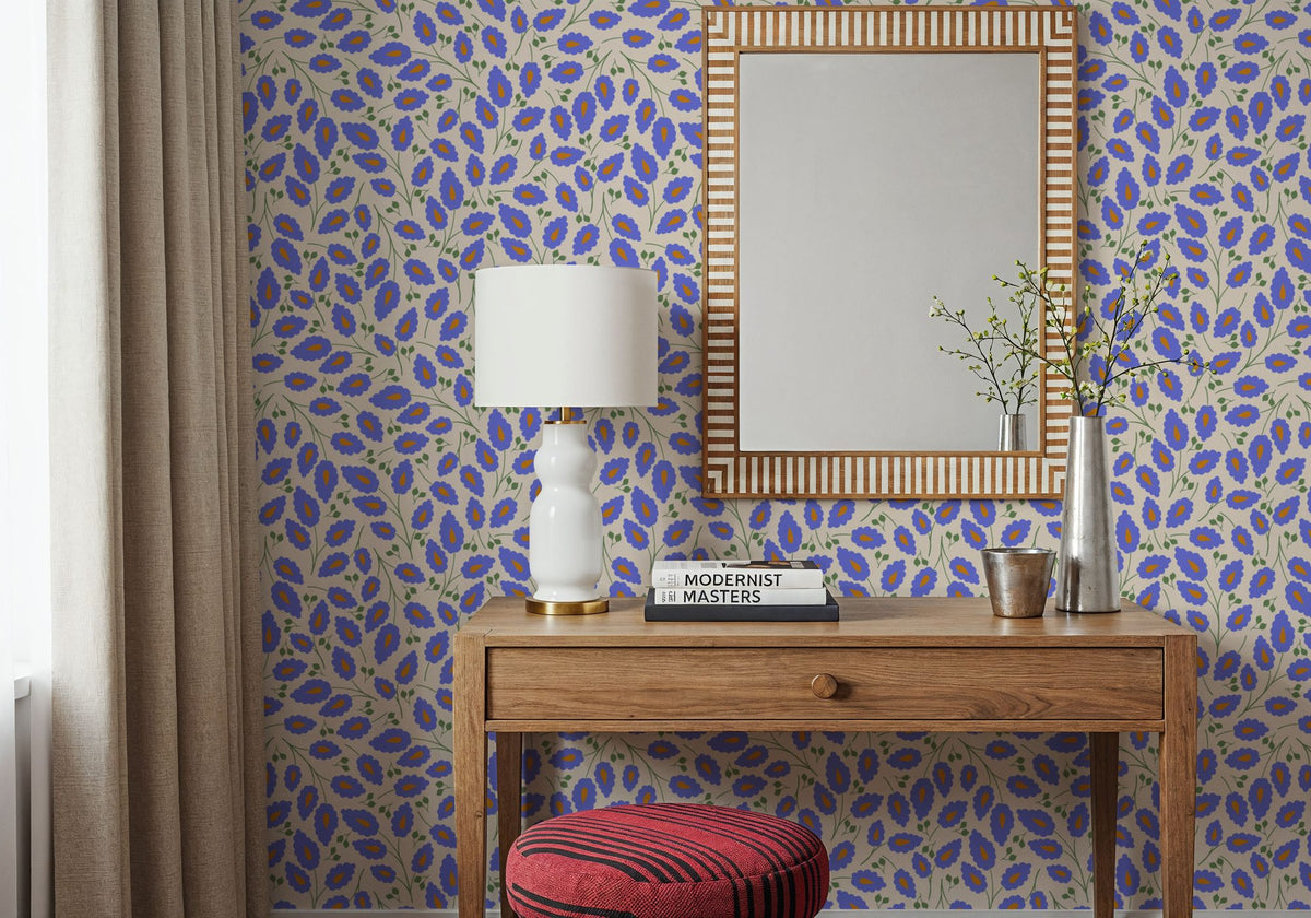 Henri's Foliage Mural Wallpaper - room preview 05