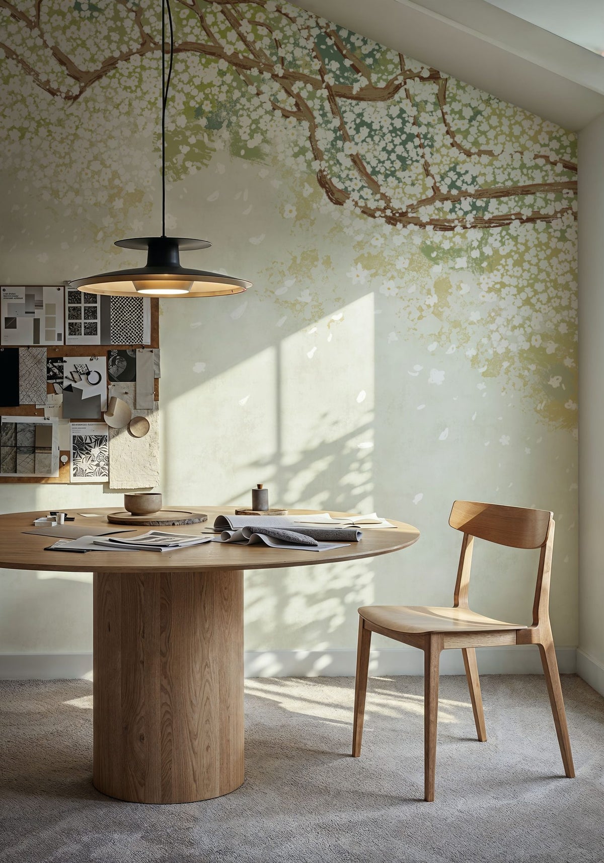 Kyoto Leaves Mural Wallpaper - room preview 05