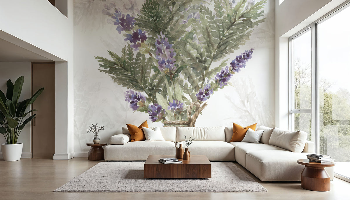 Fresh Lavender III Mural Wallpaper - room preview 05