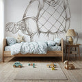Teddy Bear Golf Sketch Mural Wallpaper - room preview 05