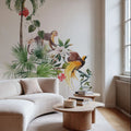 Paradise Bird and Monkey Mural Wallpaper - room preview 05
