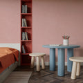 Faux Sand Stucco Finish, Blush Mural Wallpaper - room preview 05