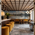 Stone Bridge Reflection Mural Wallpaper - room preview 05