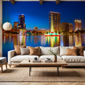 Orlando Skyline Mural Wallpaper - room preview 05