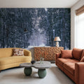Winter Forest Path Mural Wallpaper - room preview 05