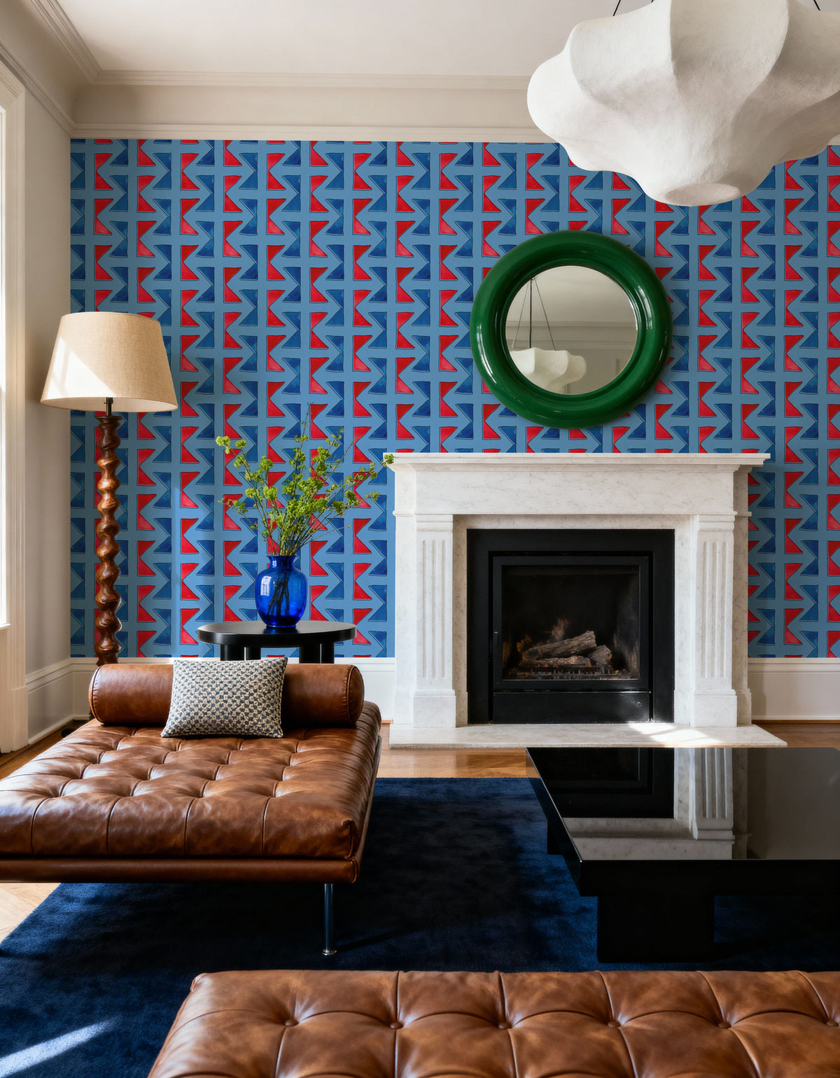 Seafood Shanty Baby Blue II Mural Wallpaper - room preview 05