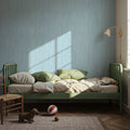 Coastal Dripping Light Blue Mural Wallpaper - room preview 05