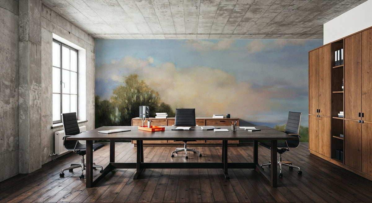 Riverside Reverie Mural Wallpaper - room preview 05