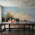 Riverside Reverie Mural Wallpaper - room preview 05