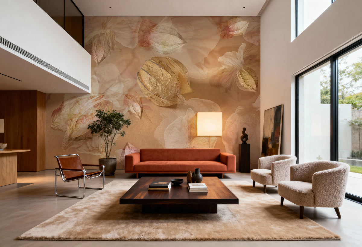 Botanical Fantasy Mural Wallpaper - room preview 05