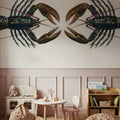 Crimson Crawfish Extravaganza Mural Wallpaper - room preview 05