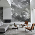 Intaglio Clouds, Storm Mural Wallpaper - room preview 05