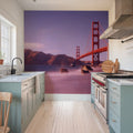Golden Gate Serenity Mural Wallpaper - room preview 05