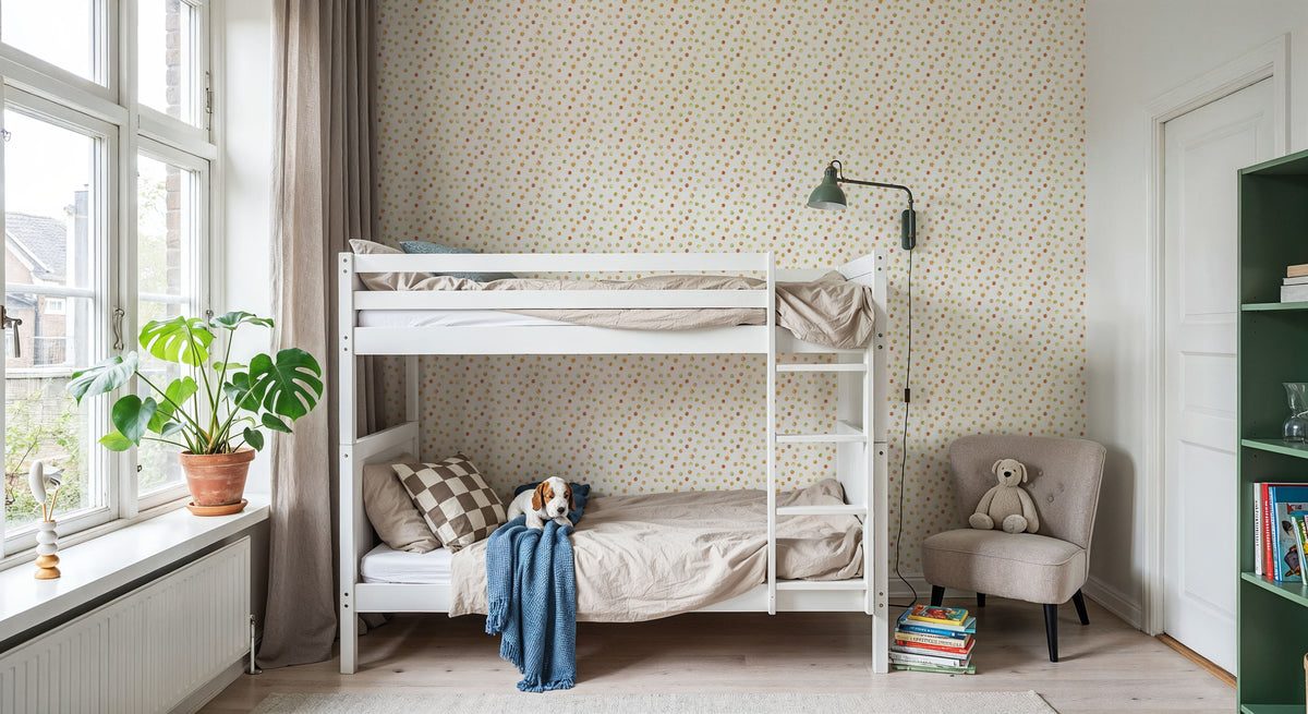 Harvest Dots Mural Wallpaper - room preview 05