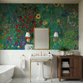 Farm Garden with Sunflowers Mural Wallpaper - room preview 05