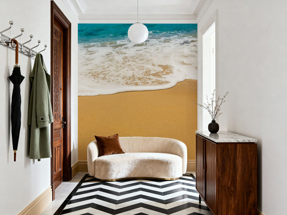 Beach Time Natural Mural Wallpaper - room preview 05