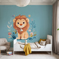 Lion Roar Mural Wallpaper - room preview 05