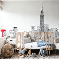 New York Skyline III Mural Wallpaper - room preview 05