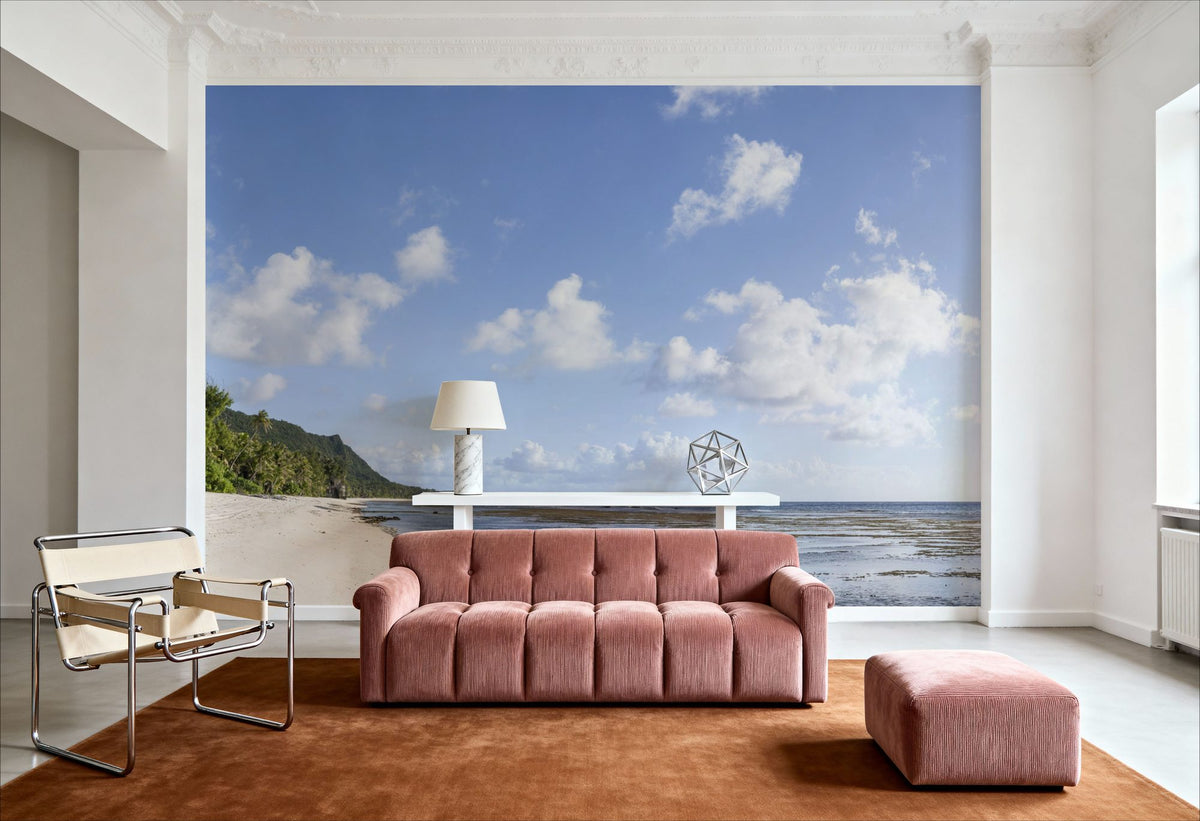 Guam Beach Mural Wallpaper - room preview 05