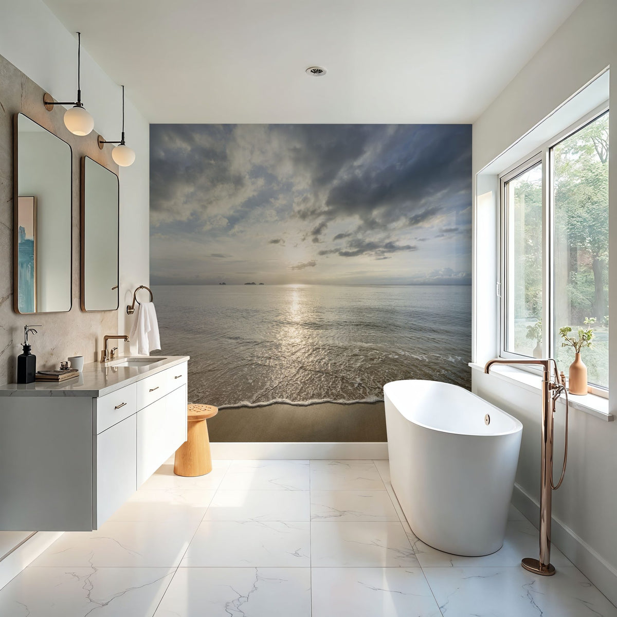 Tranquil Shore Mural Wallpaper - room preview 05