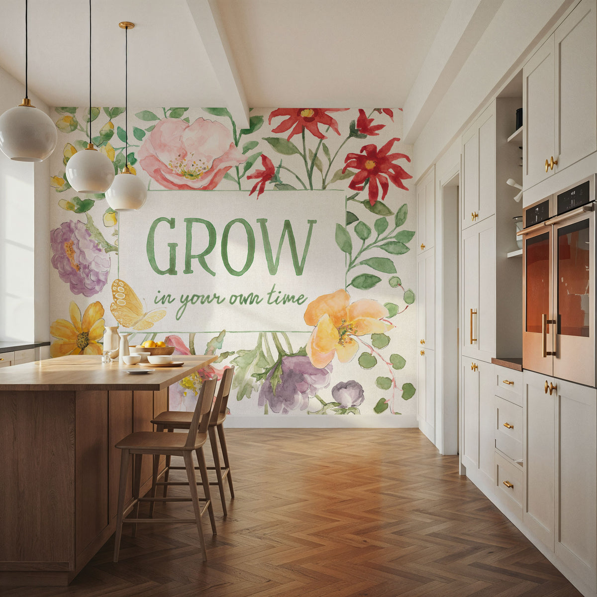 Soft Meadow XI Mural Wallpaper - room preview 05