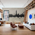 Le Havre France Skyline Concrete Mural Wallpaper - room preview 05
