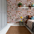 Fantasy Forest - Dusty Pink Mural Wallpaper - room preview 05