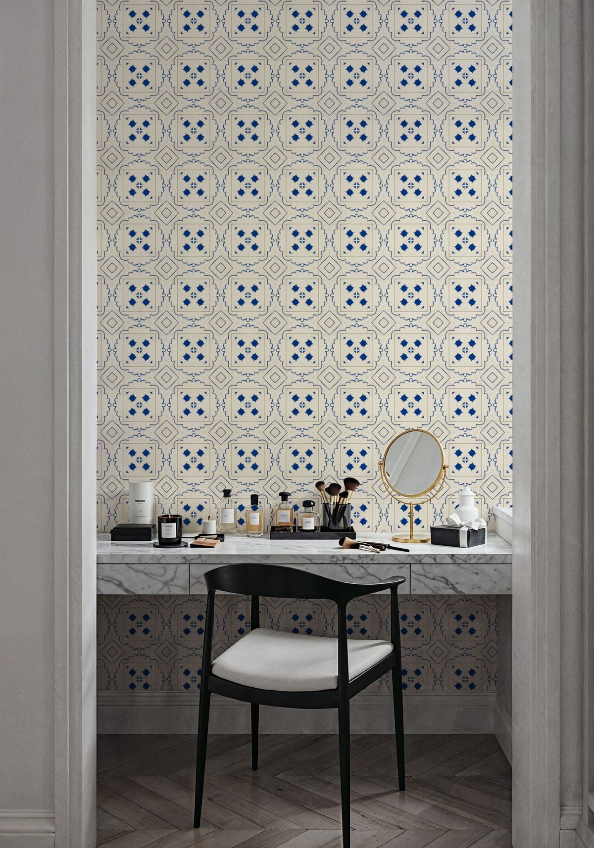 Nara Square and Cloud Mural Wallpaper - room preview 05