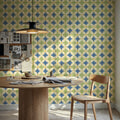 Starcircle Green Mural Wallpaper - room preview 05