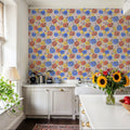 Rose Buns Mural Wallpaper - room preview 05