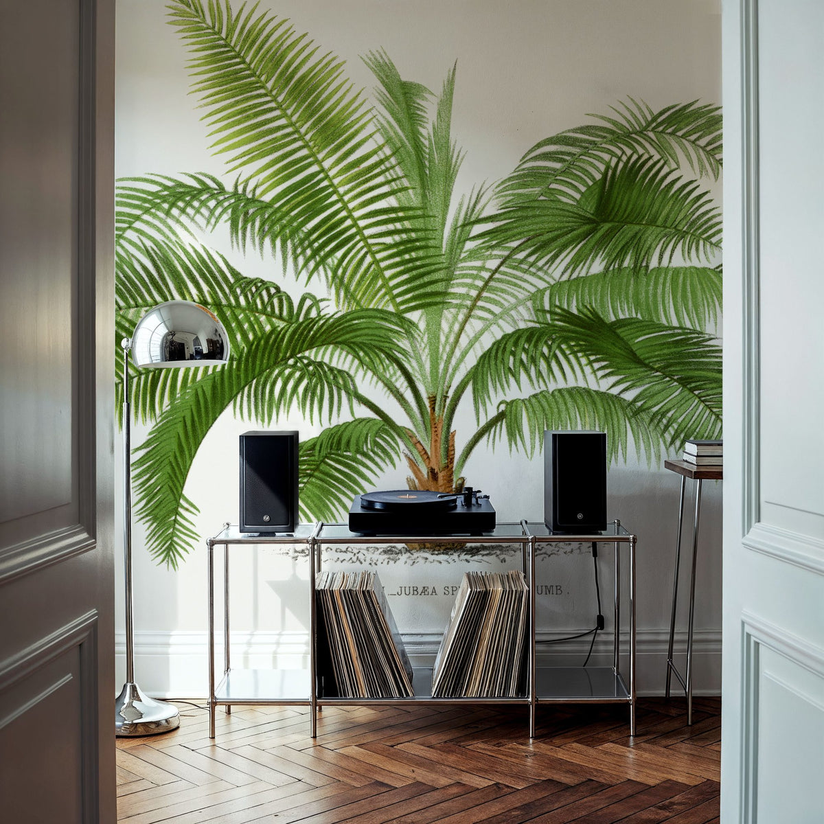 Vintage Palm Tree II Mural Wallpaper - room preview 05