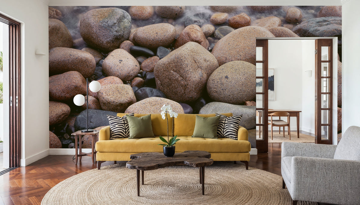 Glistening Stones Mural Wallpaper - room preview 05
