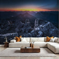 Mountanous Sunrise Mural Wallpaper - room preview 05