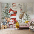 Woodland Santa IV Mural Wallpaper - room preview 05