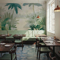 Palm Lagoon Mural Wallpaper - room preview 05