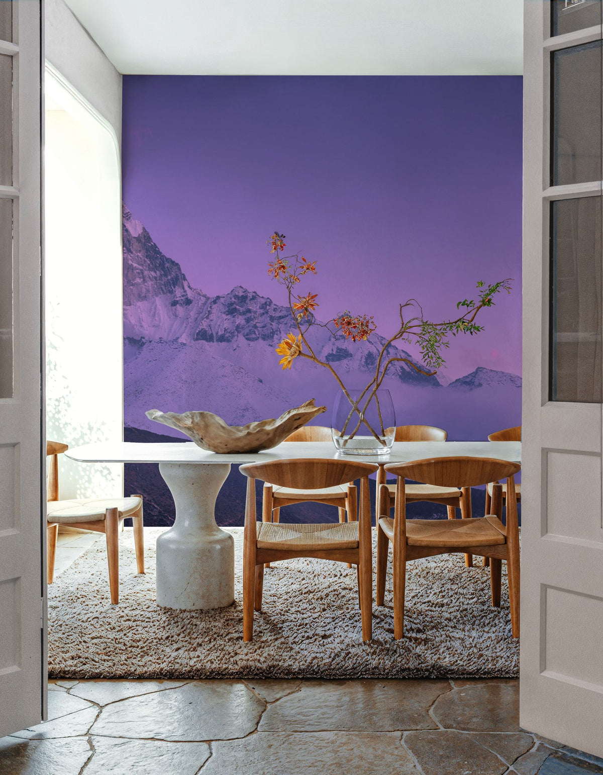 Himalayas At Sunset Mural Wallpaper - room preview 05