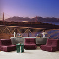 Bridge Pathway Sunset Mural Wallpaper - room preview 05