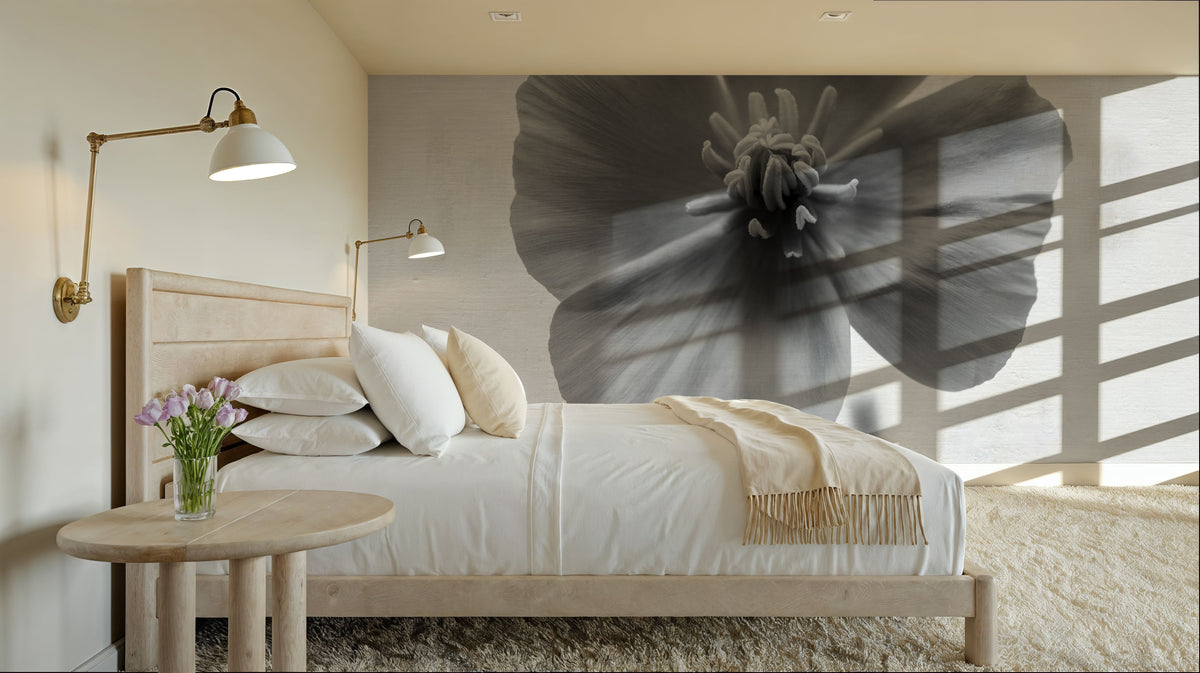 Wonderful Wildflowers V Neutral Mural Wallpaper - room preview 05