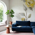 Sunny Roses Flower I Mural Wallpaper - room preview 05