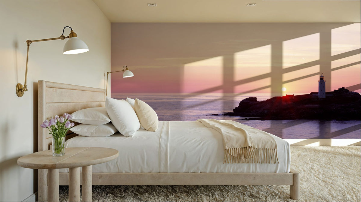Twilight Beacon Mural Wallpaper - room preview 05