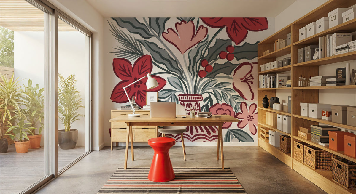 Christmas Reverie VIII Mural Wallpaper - room preview 05