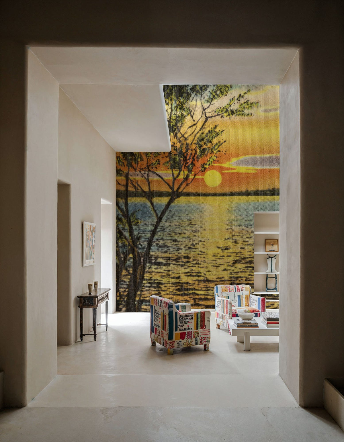 Greetings From Lake Sunset Mural Wallpaper - room preview 05