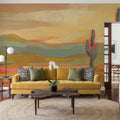 Saguaro Desert Mural Wallpaper - room preview 05