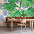 Checkered Palm Mural Wallpaper - room preview 05