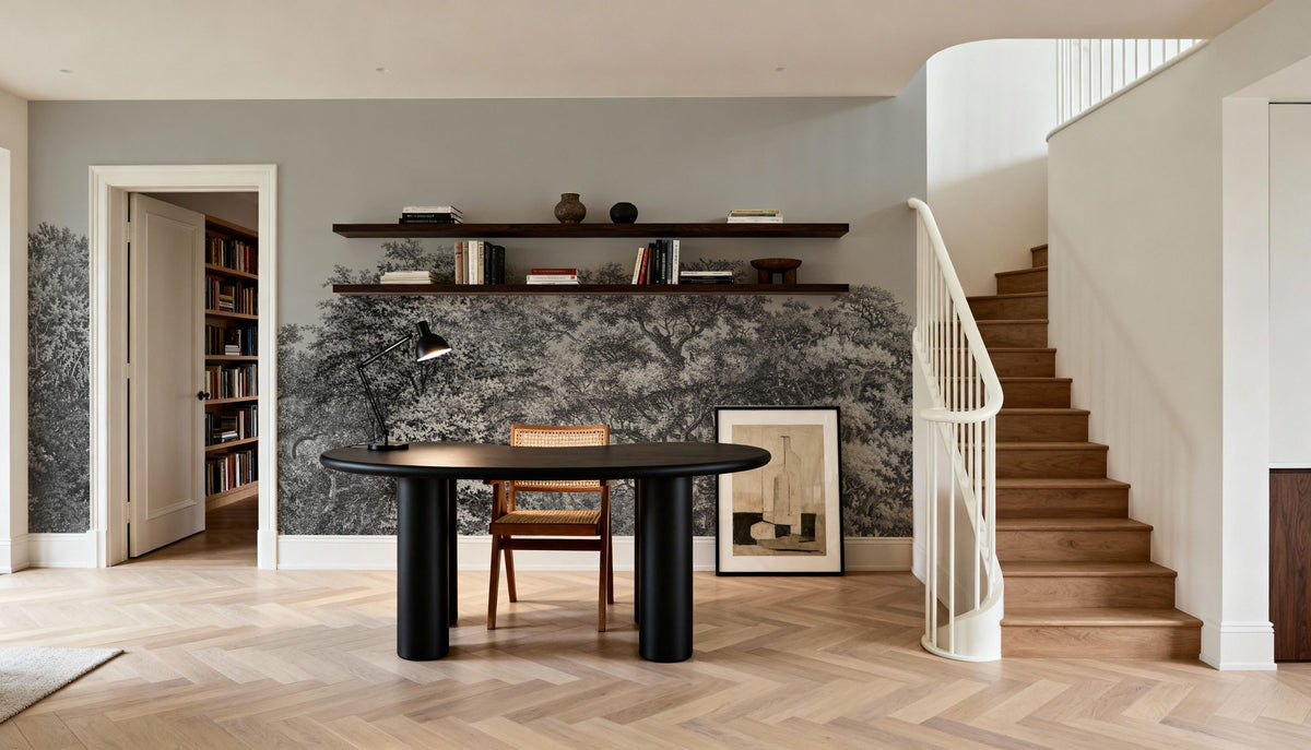 Over the Treetops,Smoke Mural Wallpaper - room preview 05